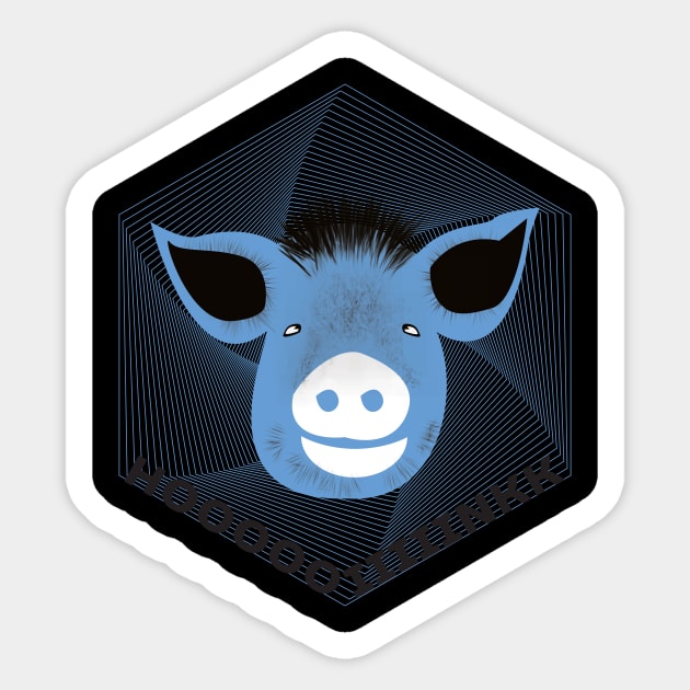 Piggy Sticker by Stecra